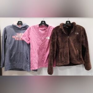 The North Face Pink Sweatshirt Cozy and Stylish